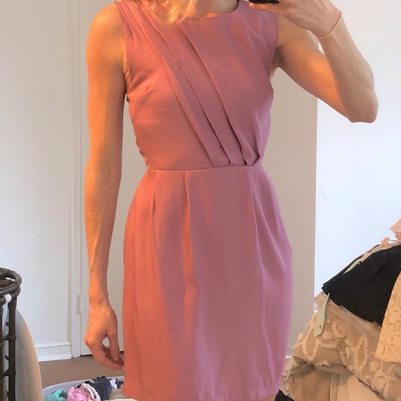 Chantal pink dress with exposed zipper - Picture 3 of 7